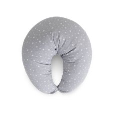 CEBA Coussin d'allaitement Huggy (150x60x37) Basic Gris Étoiles