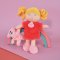 Doudou Jolijou Poupée Miss Coral 21 cm