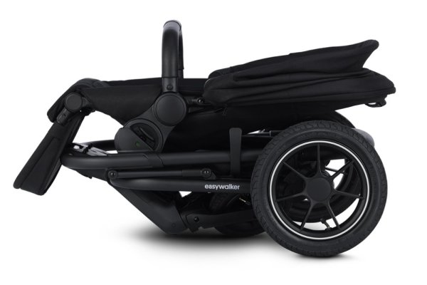 EASYWALKER Kombi-Kinderwagen Harvey⁵ 2in1 Midnight Black LITE AIR
