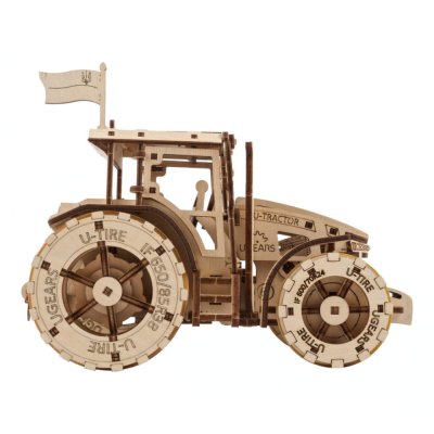 Ugears Puzzle 3D de Madeira Mecânico Trator Wins