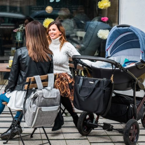 BABYONO Sac à langer Coco noir