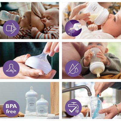 Philips AVENT Natural Response Flasche 125 ml, 0m+, 2 Stk.
