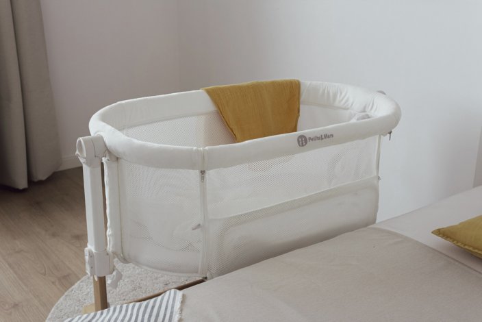 PETITE&MARS Verstellbares Kinderbett mit Wiegenfunktion Glory 2in1