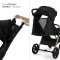 KINDERKRAFT Cărucior sport Loom Black
