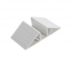 Triangular reinforcing pad between the extension to the safety barrier Monkey Mum®