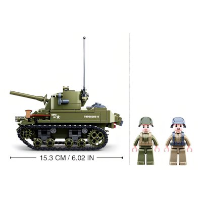 Sluban Army WW2 M38-B0856 Kleiner alliierter Panzer