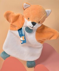 Doudou Plüss róka kesztyűbáb 25 cm