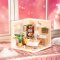 Puzzle 3D en bois RoboTime Miniature de maison de poupée Salle de bain pour filles