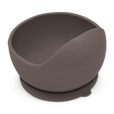 PETITE&MARS Miska silikonová s přísavkou Take&Match Bitter Cocoa 6m+