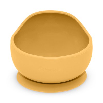 PETITE&MARS Miska silikonová s přísavkou Take&Match Intense Ochre 6m+