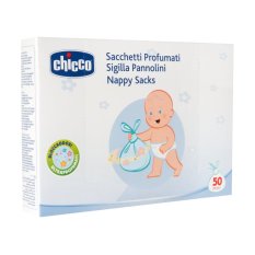 CHICCO Torebki na zużyte pieluchy perfumowane 50 szt.