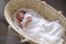 MOTHERHOOD Śpiworek muślinowy BIO Różowe i Czarne Kropki 6-18 m 0,5 tog