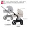 KINDERKRAFT Carrinho de bebé combinado Nea 2 2 em 1 Bege
