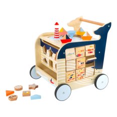 small foot Lauflernwagen Wal aus Holz