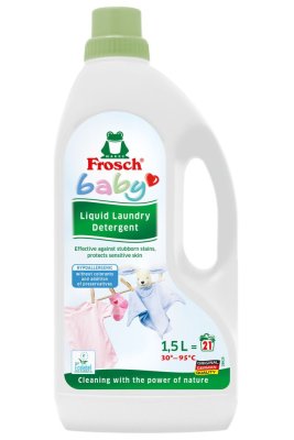 FROSCH EKO Waschgel hypoallergen für Babykleidung 1,5 l - 20 Dosen