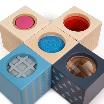 Bigjigs Toys Cubos Sensoriais
