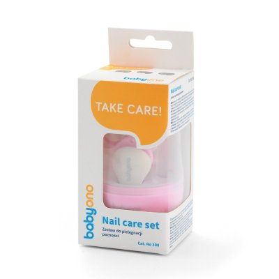 BABYONO Maniküre-Set für Kinder rosa