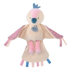 Doudou Gift Set - Musical Plush Toy Bird Pink 23 cm