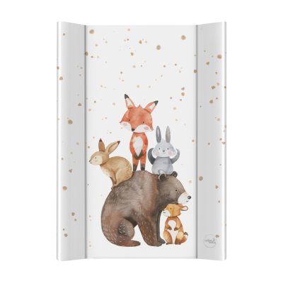 CEBA BABY Podložka přebalovací 2-hranná měkká (50x70) Basic Forest Friends