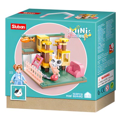 Sluban Mini Handcraft M38-B0919D Kącik dla kotów