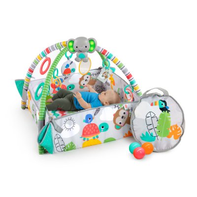 BRIGHT STARTS 5-in-1-Spieldecke nach Ihren Wünschen, Ballspiel ™ Totally Tropical ™ 0 m+