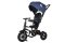 QPLAY Rowerek trójkołowy Rito air gel (Rubber) Blue, wiek 10-72 miesiące