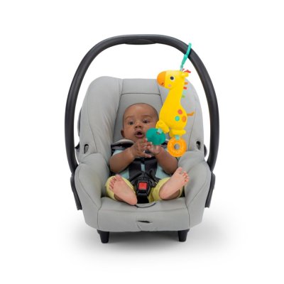 BRIGHT STARTS Giraffe Safari Soother™ C-Ring Sondă/Teater 0m+