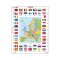 Larsen Lernpuzzle Europa Karte und Flaggen 70 Teile