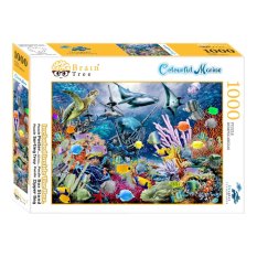 Brain Tree Puzzle Colourful Sea 1000 pieces