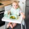 BABYONO Silicone spoon with cover green cat 6m+
