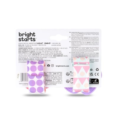 BRIGHT STARTS Chocalho com mordedor 2 peças unicórnio/lhama 0 m+