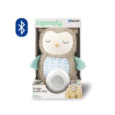 INGENUITY Coruja musical Nally™ animal de estimação de pelúcia com bluetooth 0m+