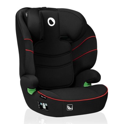 LIONELO Bilbarnstol Lars i-Size (100-150 cm) Sporty Black Red