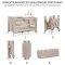 KINDERKRAFT Reisebett Joy 2 mit Zubehör Beige