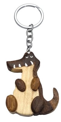 2Kids Toys Houten Sleutelhanger Groot Krokodil