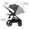 KINDERKRAFT Kombinirani voziček Nea 2 2v1 Dark Grey
