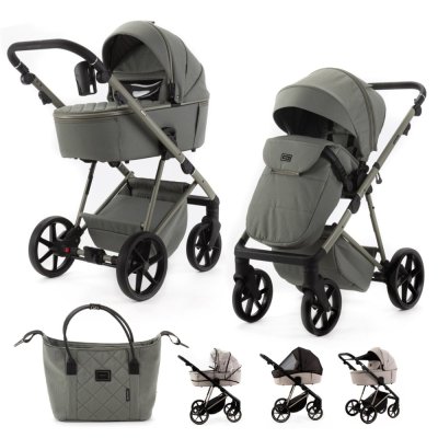 ADAMEX Kombikinderwagen Delta Natura Salvia