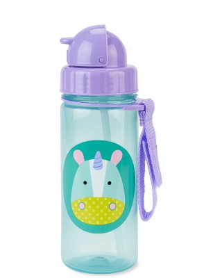 SKIP HOP Zoo Mug avec paille PP sans PVC ni BPA Licorne 12m+