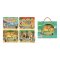 Vilac Drewniane puzzle Zoo