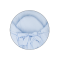 PETITE&MARS Zavinovačka šněrovací Nurse s pevnou kokosovou vložkou Baby Blue 75x75 cm