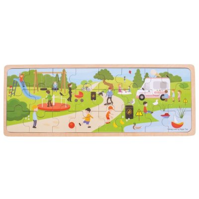 Bigjigs Toys Puzzle W parku