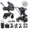 EASYWALKER Kombi-Kinderwagen Harvey⁵ Premium Mineral Grey XXL AIR