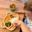 Pandoo Dětská jídelní sada s bambusovým talířem, miskou a lžičkami