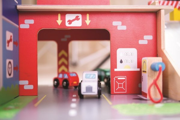 Bigjigs Toys Garage avec parking