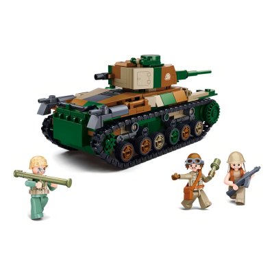 Sluban WWII M38-B1107 Japán Type 97 közepes tank 2 az 1-ben