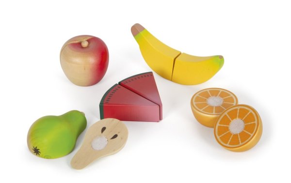 small foot Conjunto de Frutas e Legumes para Cortar Fresh