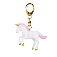 Mojo Porte-clés Licorne au galop rose