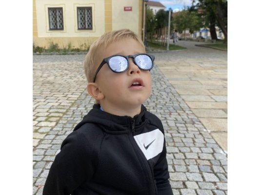 LITTLE KYDOO Zonnebril Mirror Black UV 400, polariserend 2-4 jaar