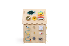 2Kids Toys Activity board Domeček přírodní