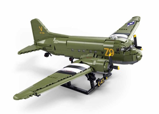 Sluban M38-B1366 Transportflugzeug Douglas C-47